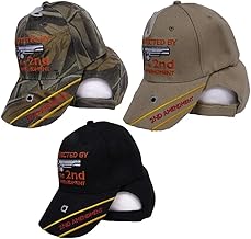 Trade Winds Trump 2024 (3 Pack) Protected by The 2nd Amendment Gun Rights Bullets Cap Hat Multi