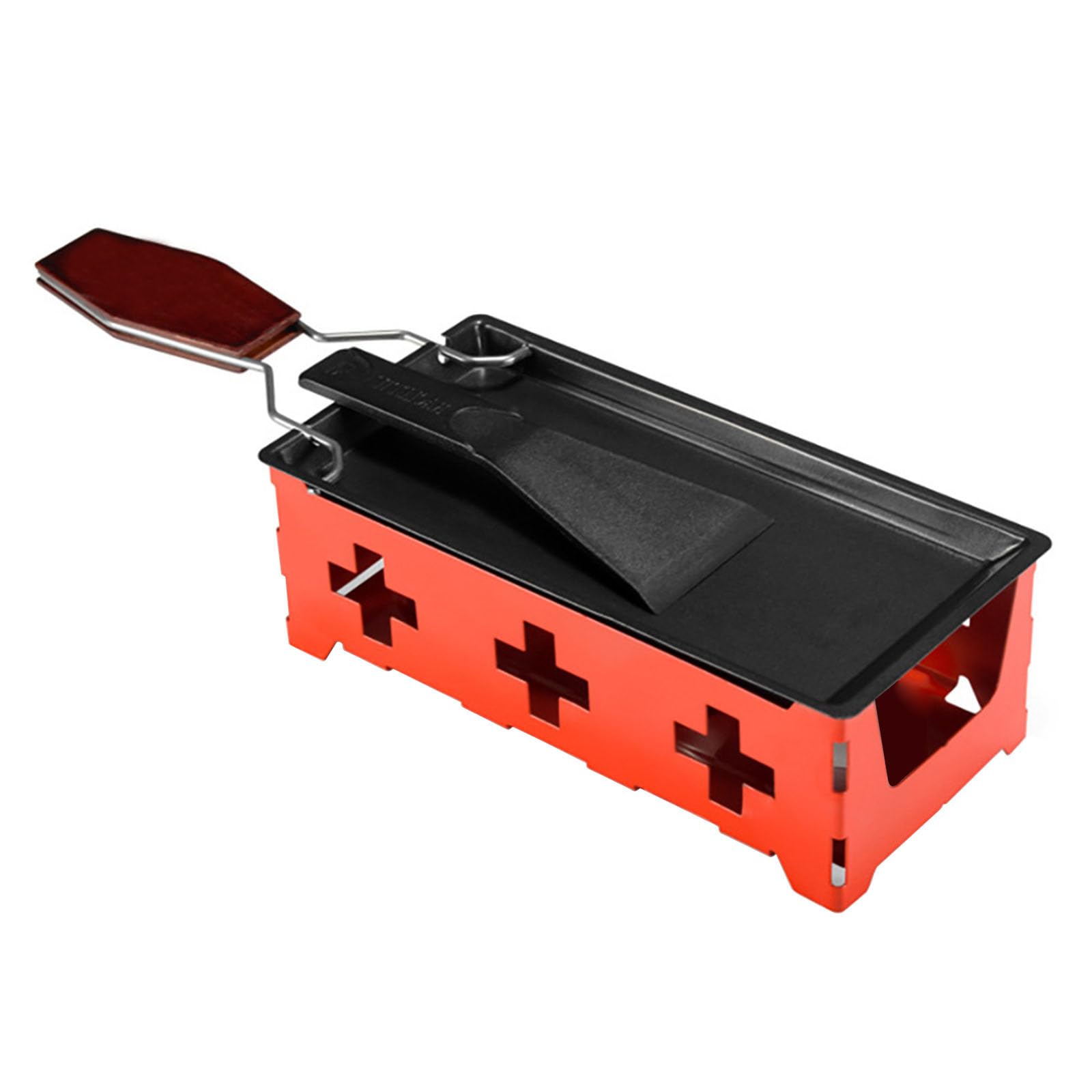 Jazuaiao Cheese Grills Accessory Cheese Raclette with Handle for Bread Top At BBQs Outdoor Cooker