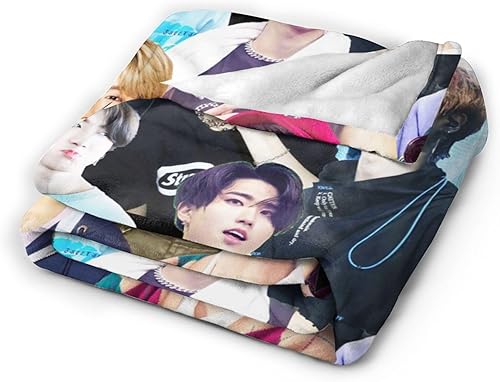 Miniatura 9 de Manta de lana suave y cómoda para sofá, oficina, coche, camping, yoga, viajes, decoración del hogar, acogedora manta de playa de felpa para regalo