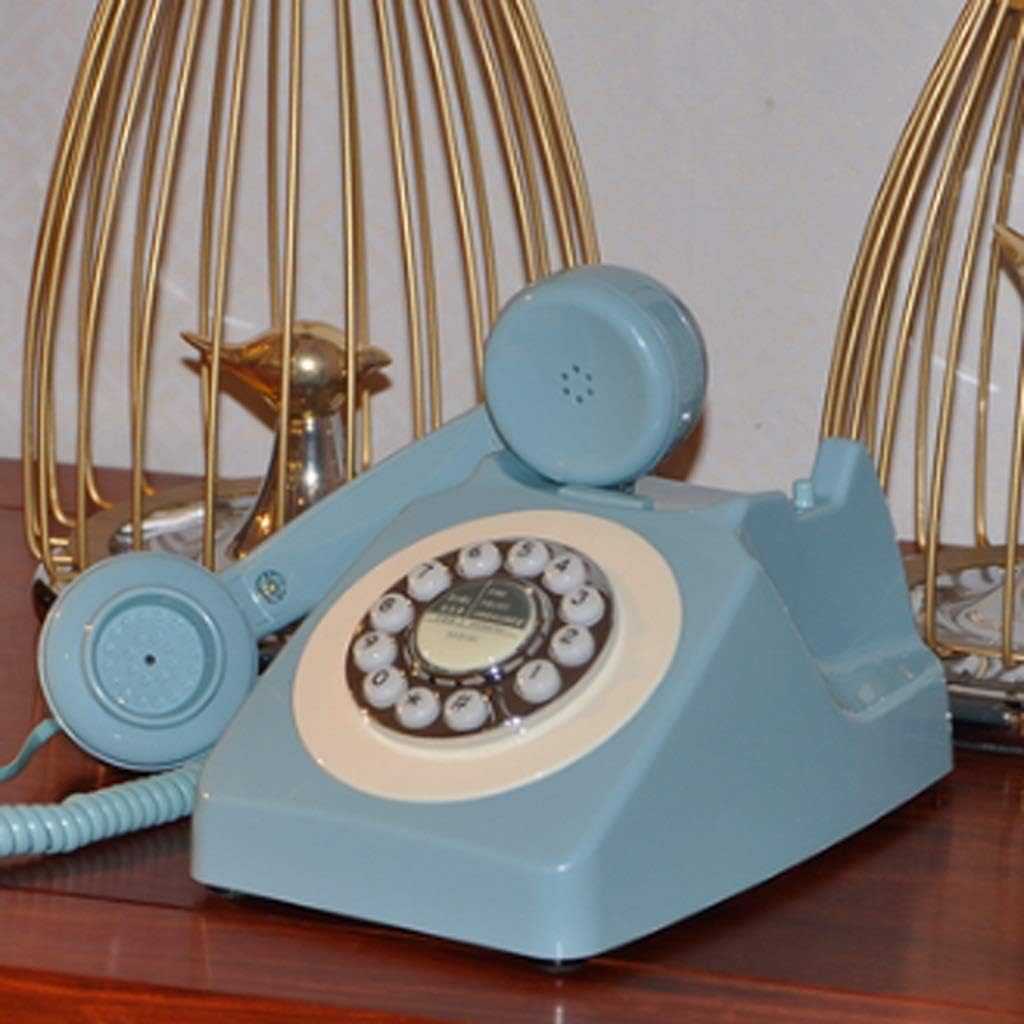Telephone Retro Rotary Dial Phone Antique Wired Continental Telephone Phone Decoration Home Decoration