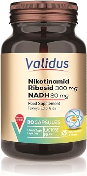 Validus Nicotinamide Riboside 300 mg + NADH 20 mg 30 Capsules