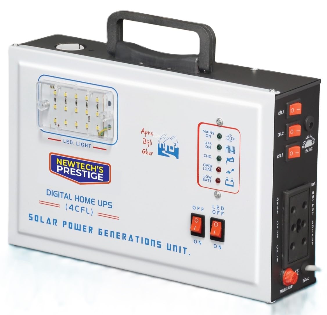 NEWTECH'S Prestige Mini invertor CFL UPS can (NP-150) with 12V 7.2 AH EXIDE Battery-picture-20