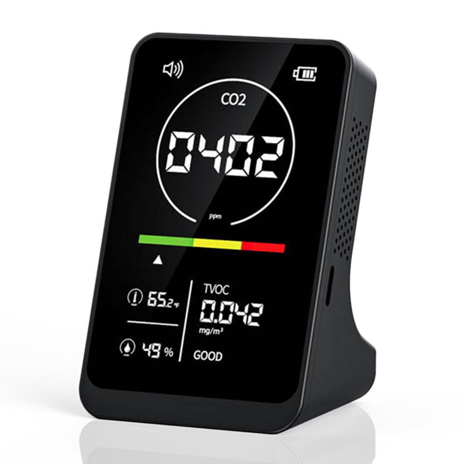 Alarme de température ambiante et détecteur numérique de CO2 portable