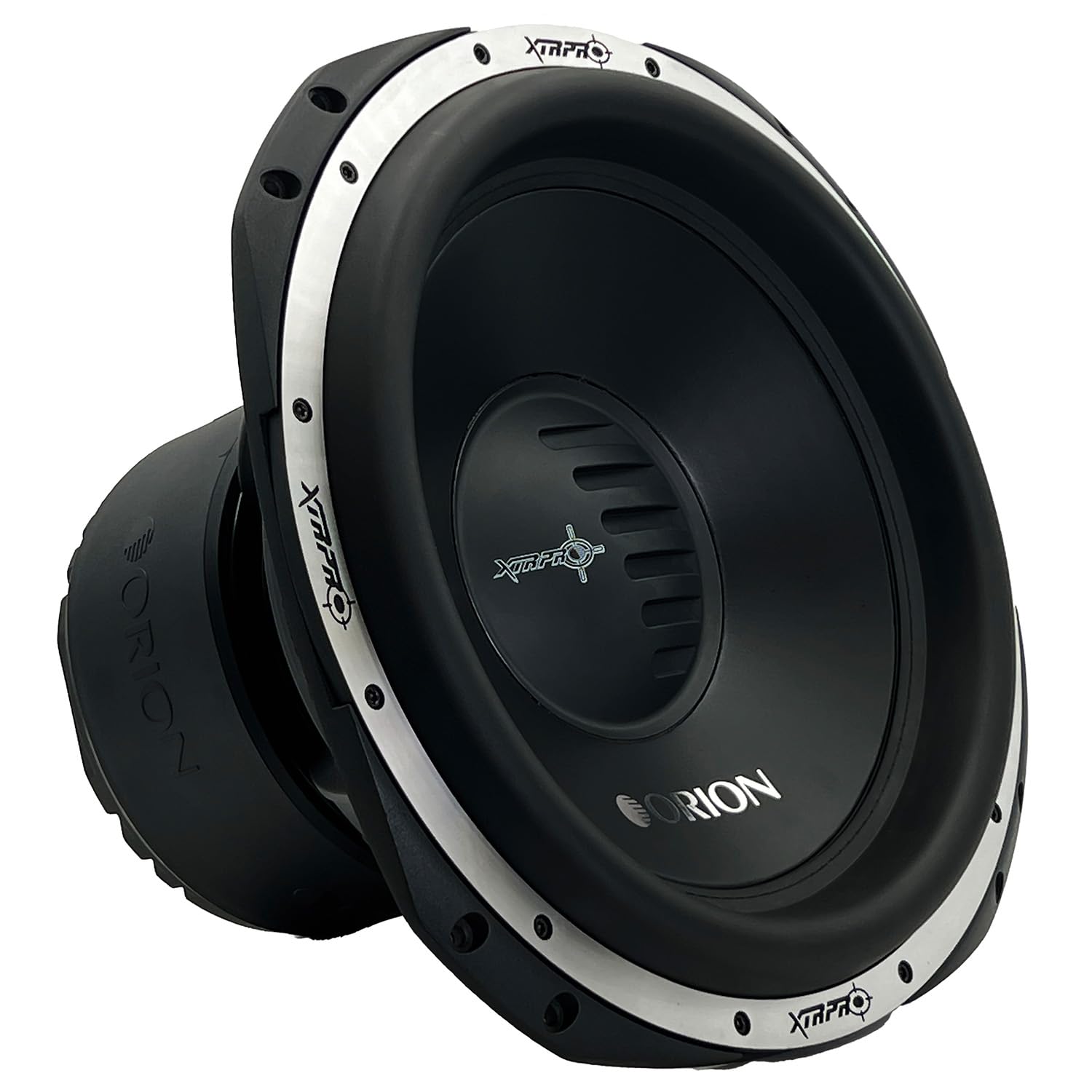 ORION XTRPRO Series XTRPRO154D 15” High Output Car Subwoofer, 8000W Max Power, 2000W RMS, Dual 4 Ohm, 3” Aluminum Voice Coil, Cast Basket –