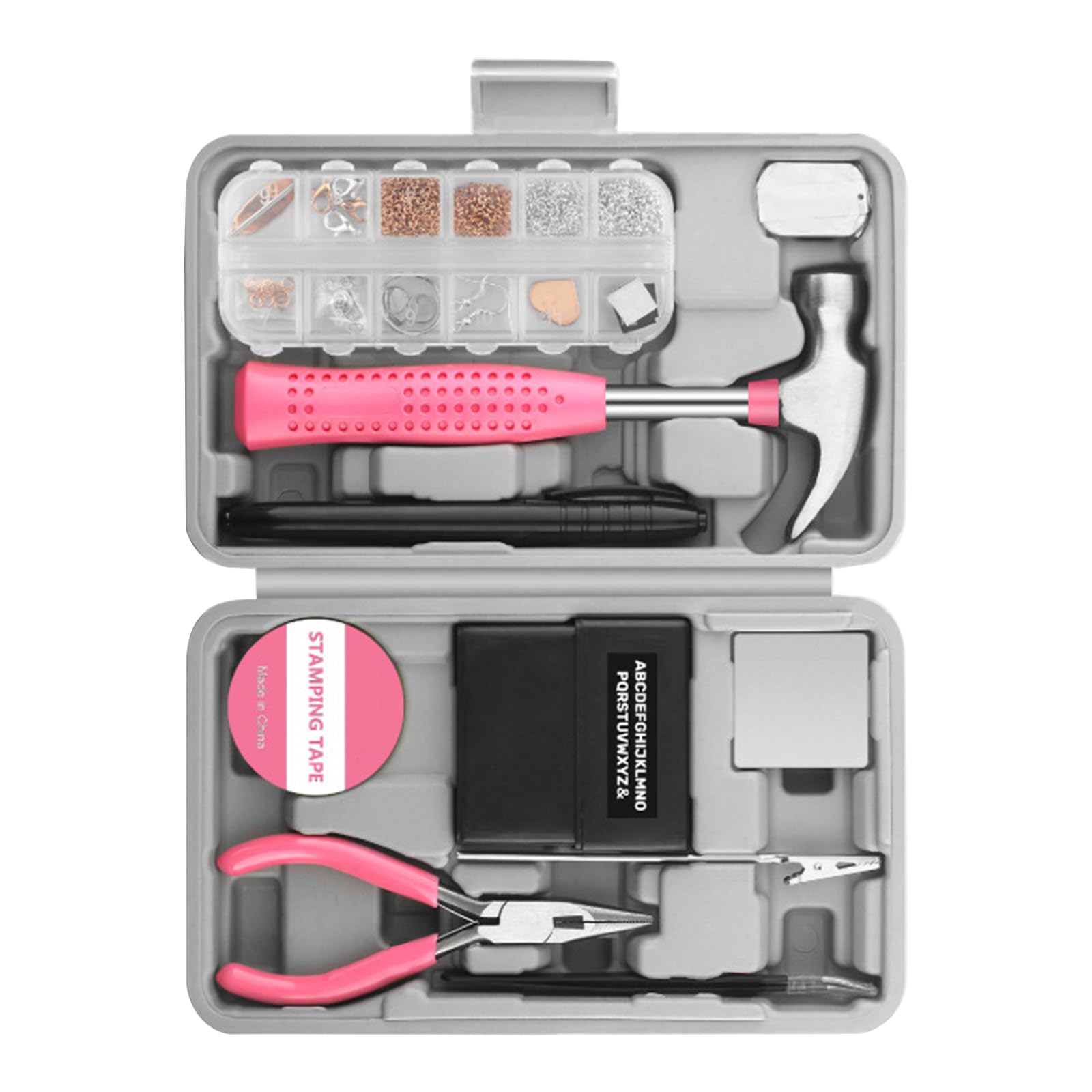 Set di celle per gioielli, kit di attrezzi per la creazione di gioielli, ago, pinza per il naso, tagliafili, perle, riparazione, attrezzatura per gioielli multifunzione