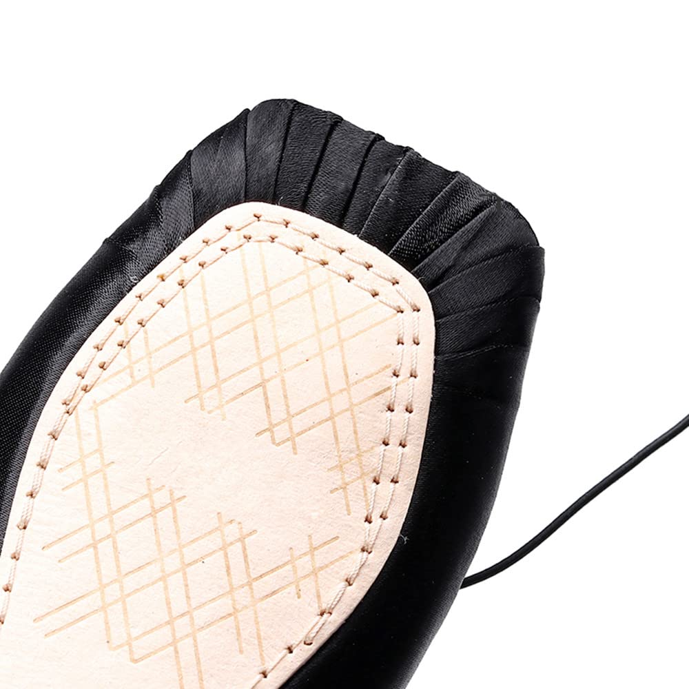 BININBOX Scarpe da Punta per Balletto Scarpe da Ballo in Raso con Nastro Cucito per Ragazze da Donna Scarpette da Danza Classica Punte Pointe Balletto Scarpe