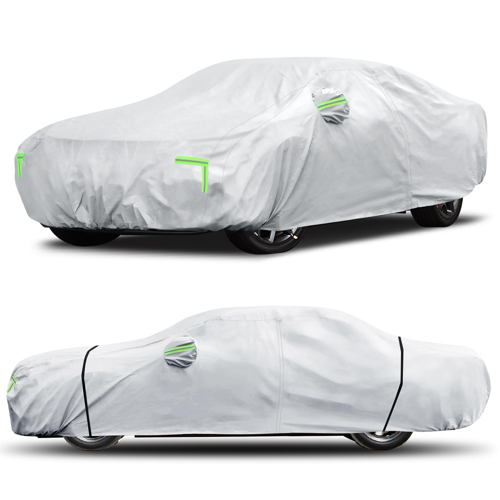 Car Cover Custom Fit for Dodge Challenger 2008-2025 6 Layers Truck Cover Waterproof All Weather for Automobiles Outdoor