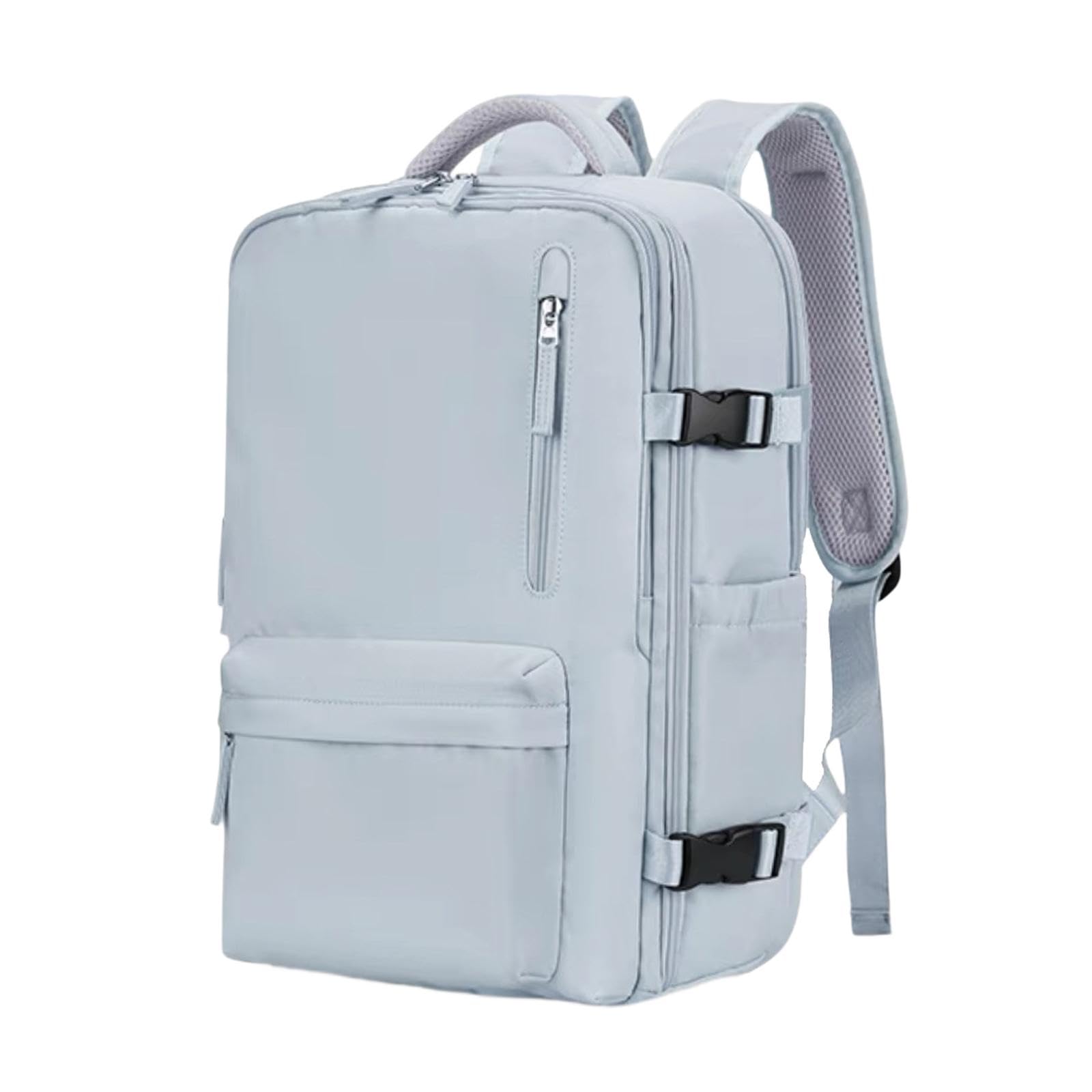 Merishopp Women Double Shoulder Bag Lightweight Travel Bag for Rucksack Overnight Bag Light Blue|Sporting Goods|Outdoor Sports|Camping & Hiking|Hiking Backpacks|Day Packs|1 Travel Backpack-picture-15