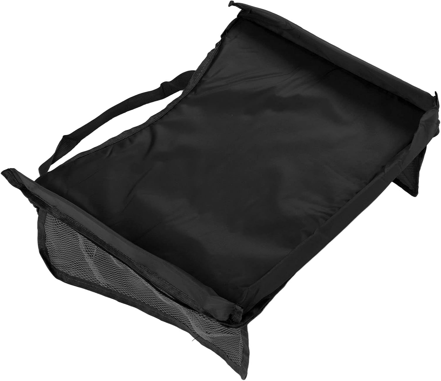 FOLOSAFENAR Bandeja de Viaje para Niños, Lavable, Portátil, Impermeable, Suave, para Niños, Bandeja de Mesa de Coche, Almacenable para Viajes para Niñas(Negro)