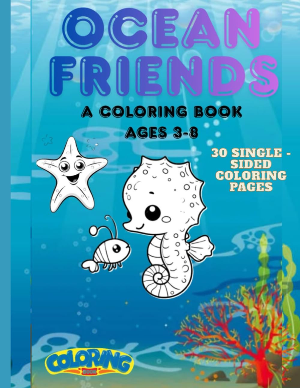 Ocean Friends Coloring Book