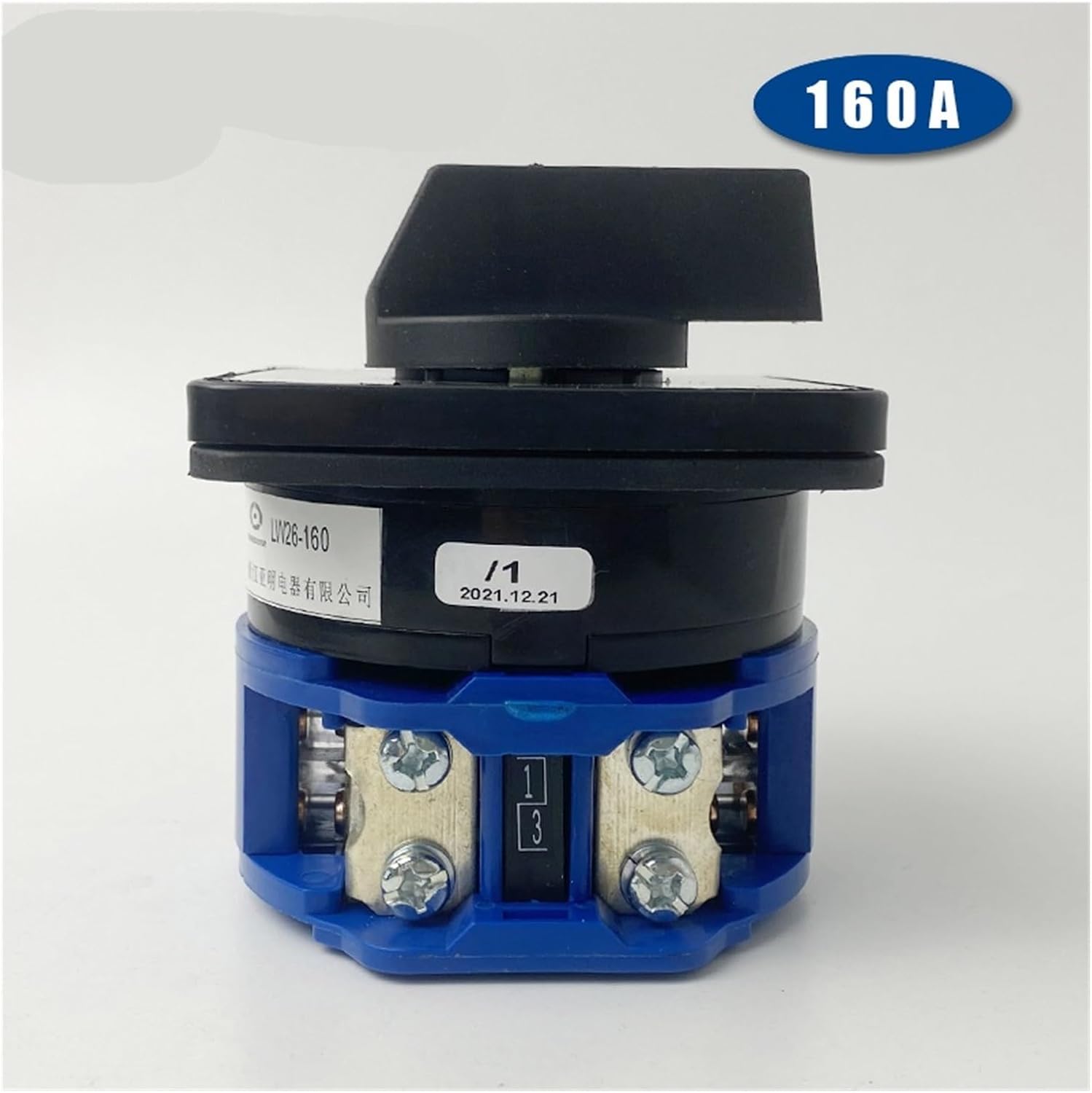 LW26-160/1 C02 LW28-160A Power Cut-Off Rotary Cam Switch Load Break DC High Current 160A 690V 88x88mm Panel