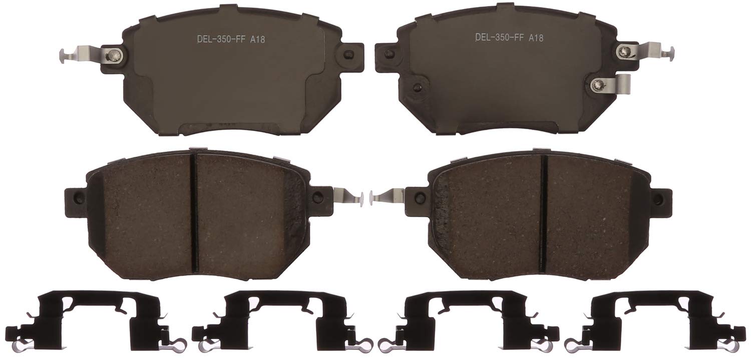 Acdelco Gold 17D969Ch Ceramic Front Disc Brake Pad Set