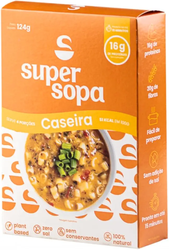 Super Sopa Caseira 100% Natural - 124g