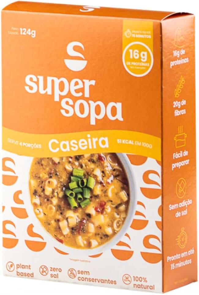 Super Sopa Caseira 100% Natural - 124g