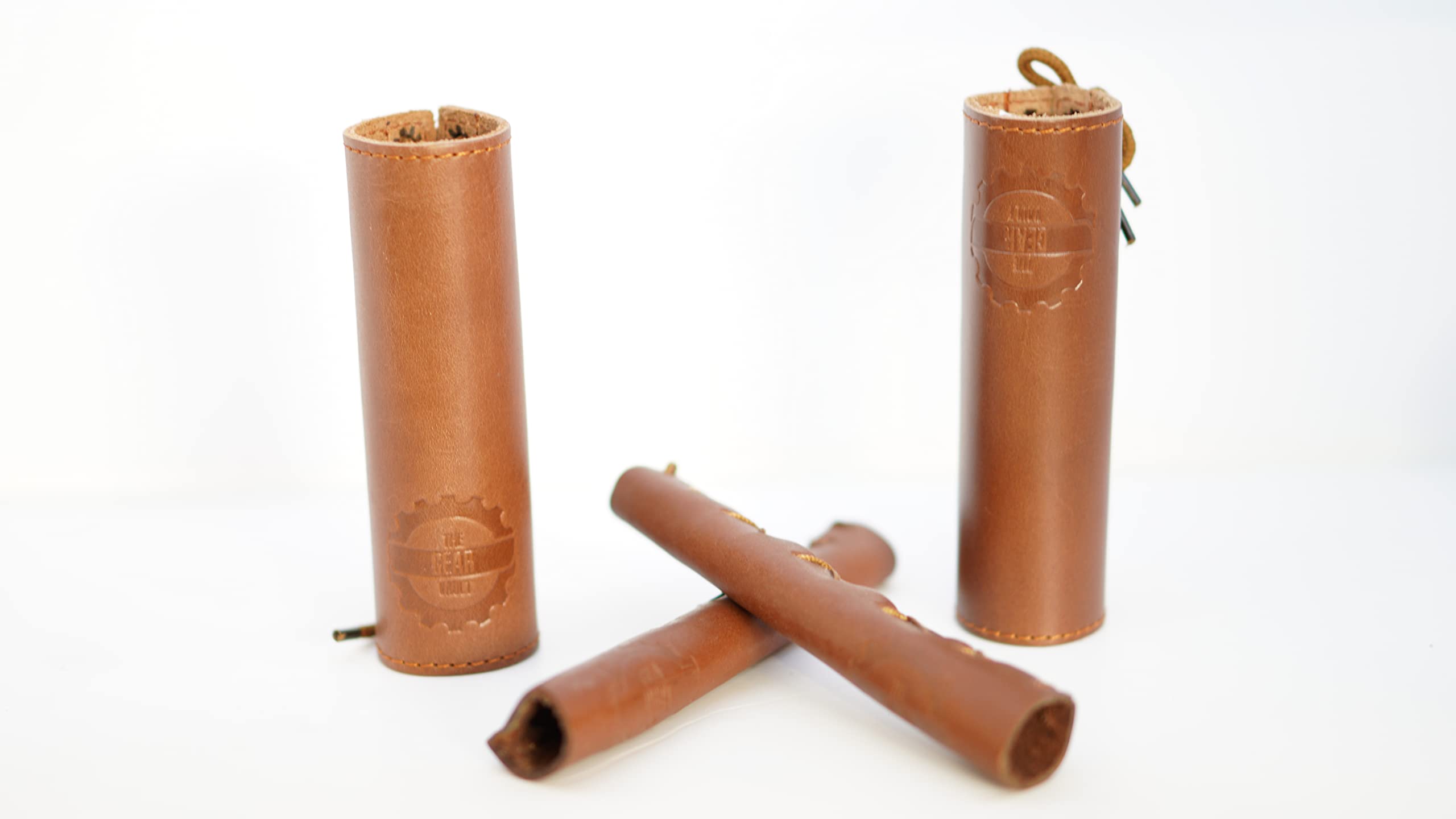 The Gearvault Genuine Leather Brown Handle bar Grips and Lever Combo for Bullet/Royal Enfield Thunderbird 350 and 500 (tan) (B09T9YZ22G) Amazon Price History, Amazon Price Tracker