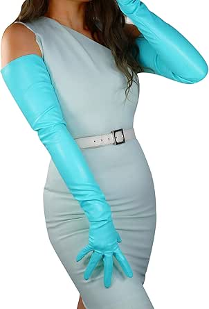 Gloves With Claws Fluorescent Green Latex NAIL GLOVES 70cm Long