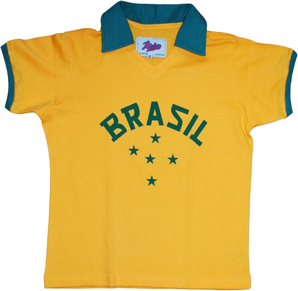 Retro League Brazil 1952 Kids Shirt