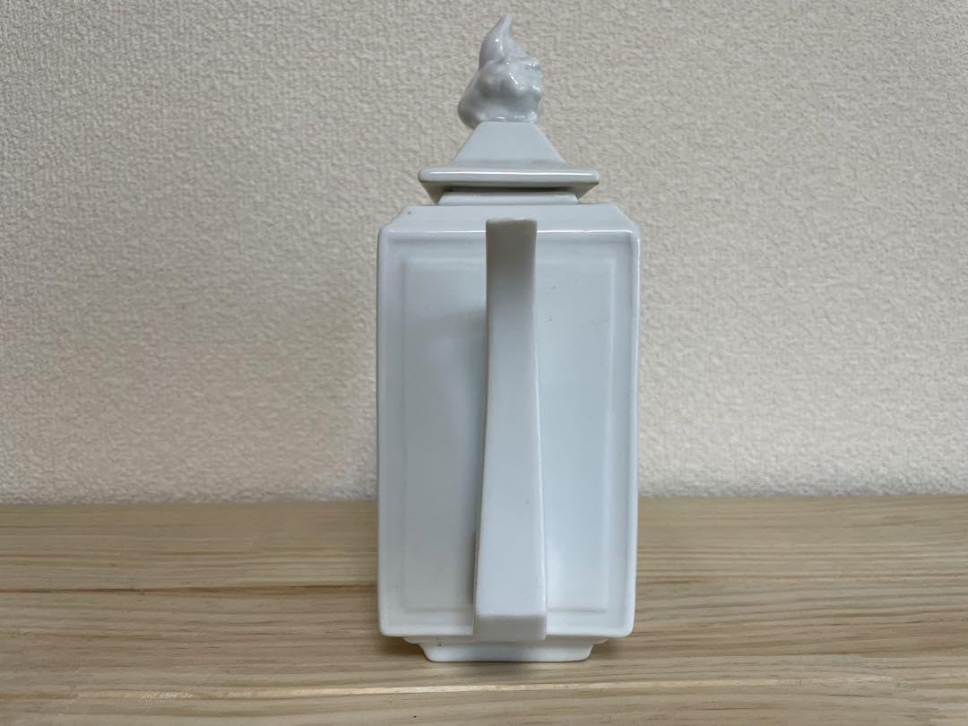 茶道具水次(水差、水注)白磁陽刻雲龍鳳凰紋 茶道具水次(水差、水注)白磁陽刻雲龍鳳凰紋