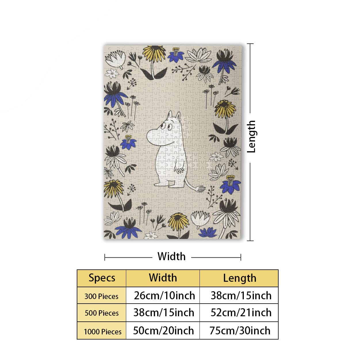 Amazon.co.jp: ムーミン 1000ピース パズル ジグソーパズル 木製