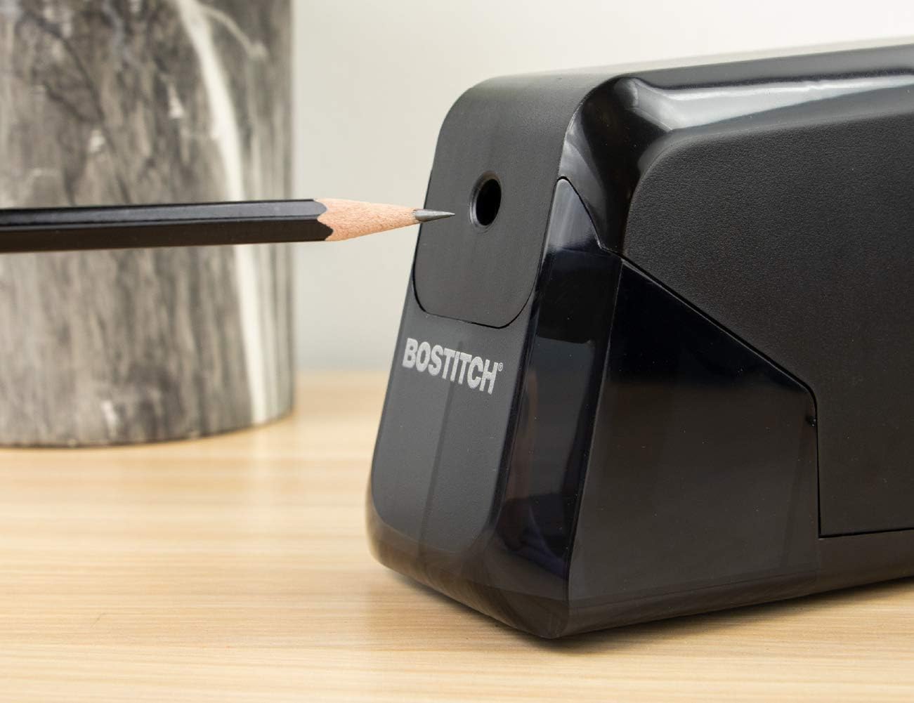 Bostitch Office Battery Pencil Sharpener, Black (BPS4-BLK)