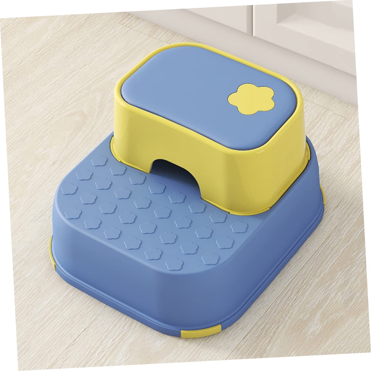 Taburete de Dos Escalones para Niños y Bebés, PP Redondo