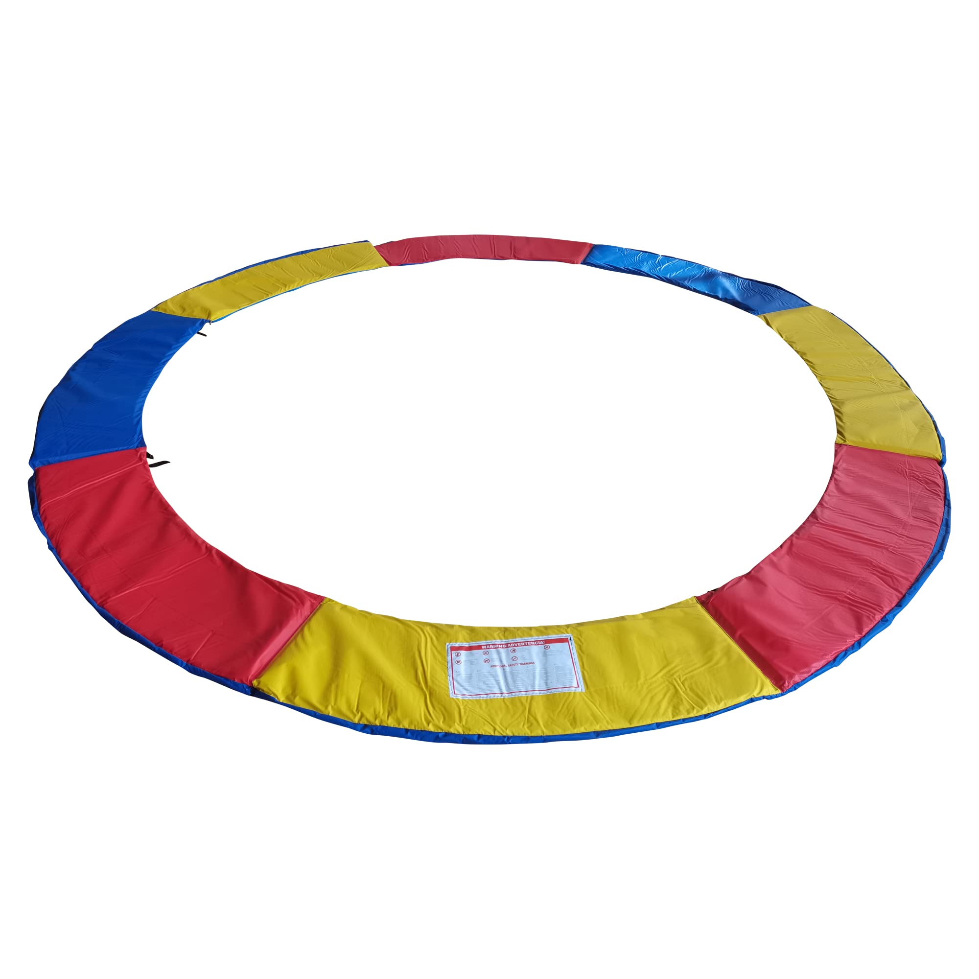 Green Bay 8FT Replacement Trampoline Pad Safety Spring Cover Padding Tri-Colour Outdoor Accessories 244cm