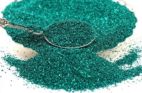 Emerald Green Imported German Glass Glitter - 1 Ounce Jar - Fine 90 Grit (Most Popular Grain Size) Sparkly Glass Glitter - 311-9-008 #TOP4