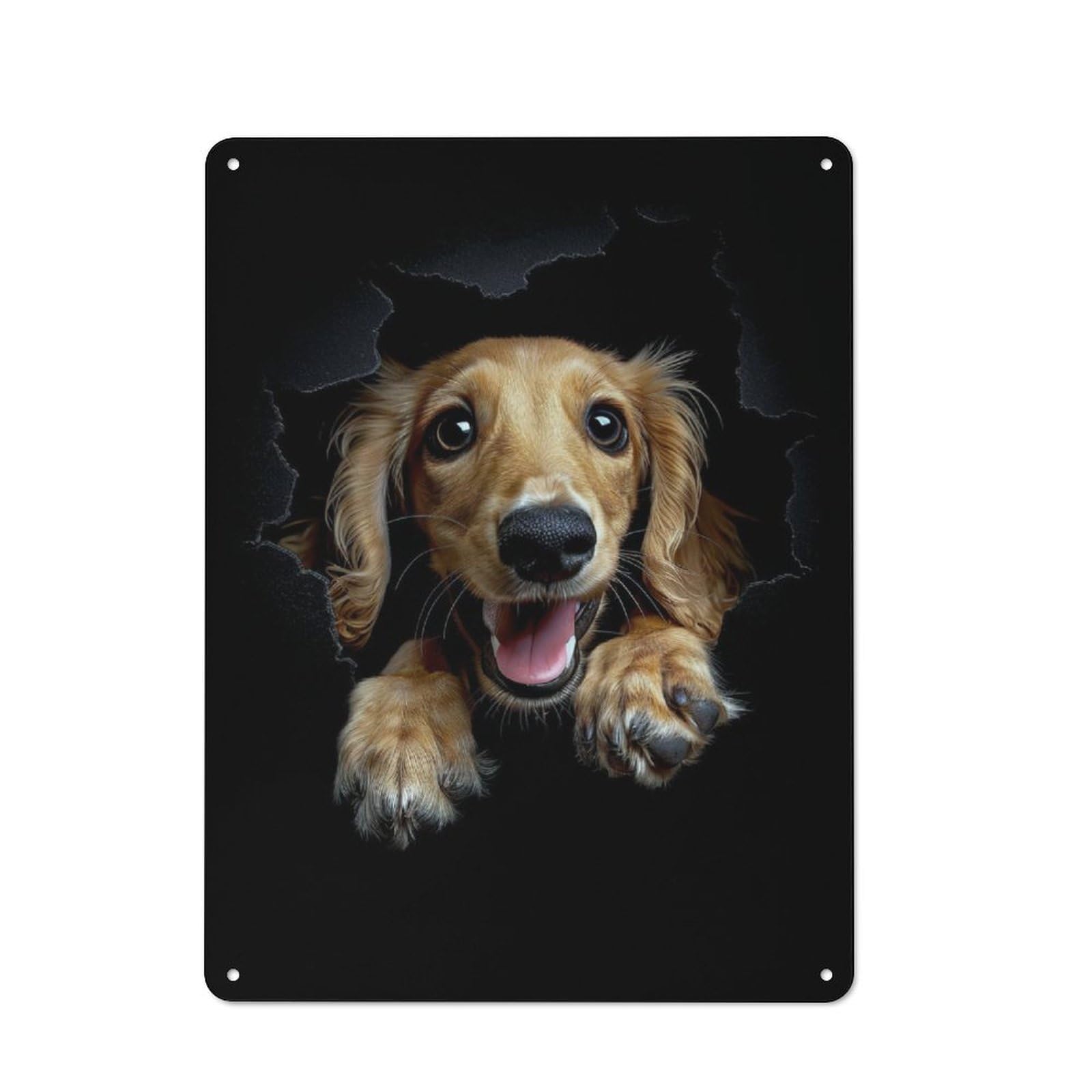 Junmoney Saluki Tin Sign 40X30cm With For Home Bar Wall, Rustic Decor, For Kitchen, Dining Room And Home Bar Wall Decor