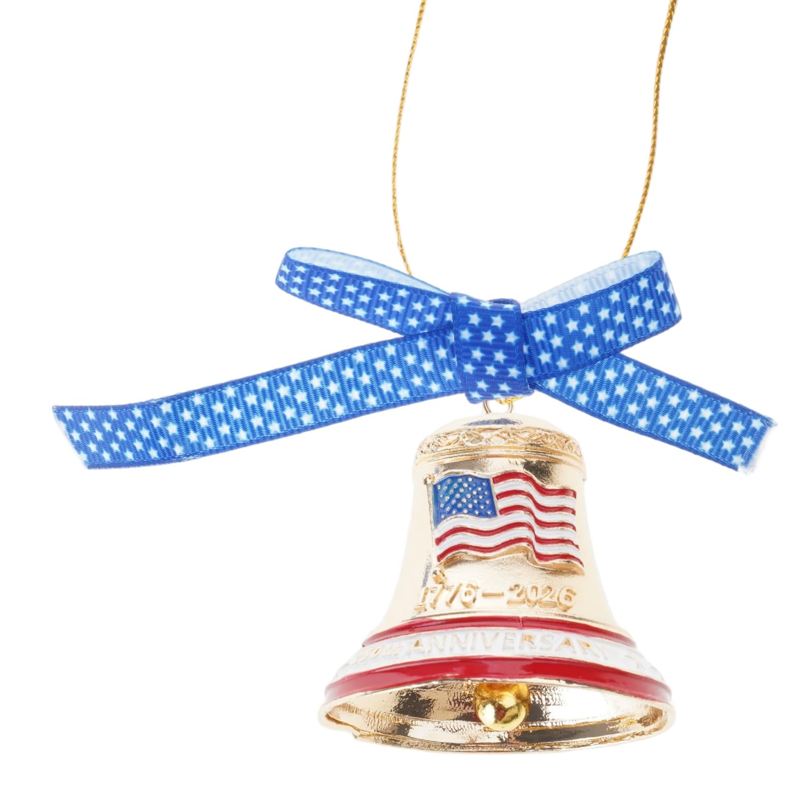 250th Anniversary Bells Ornament Christmas Tree Bells Decoration for Mantels Festival Wreath Holiday Decorations Christmas Ornament