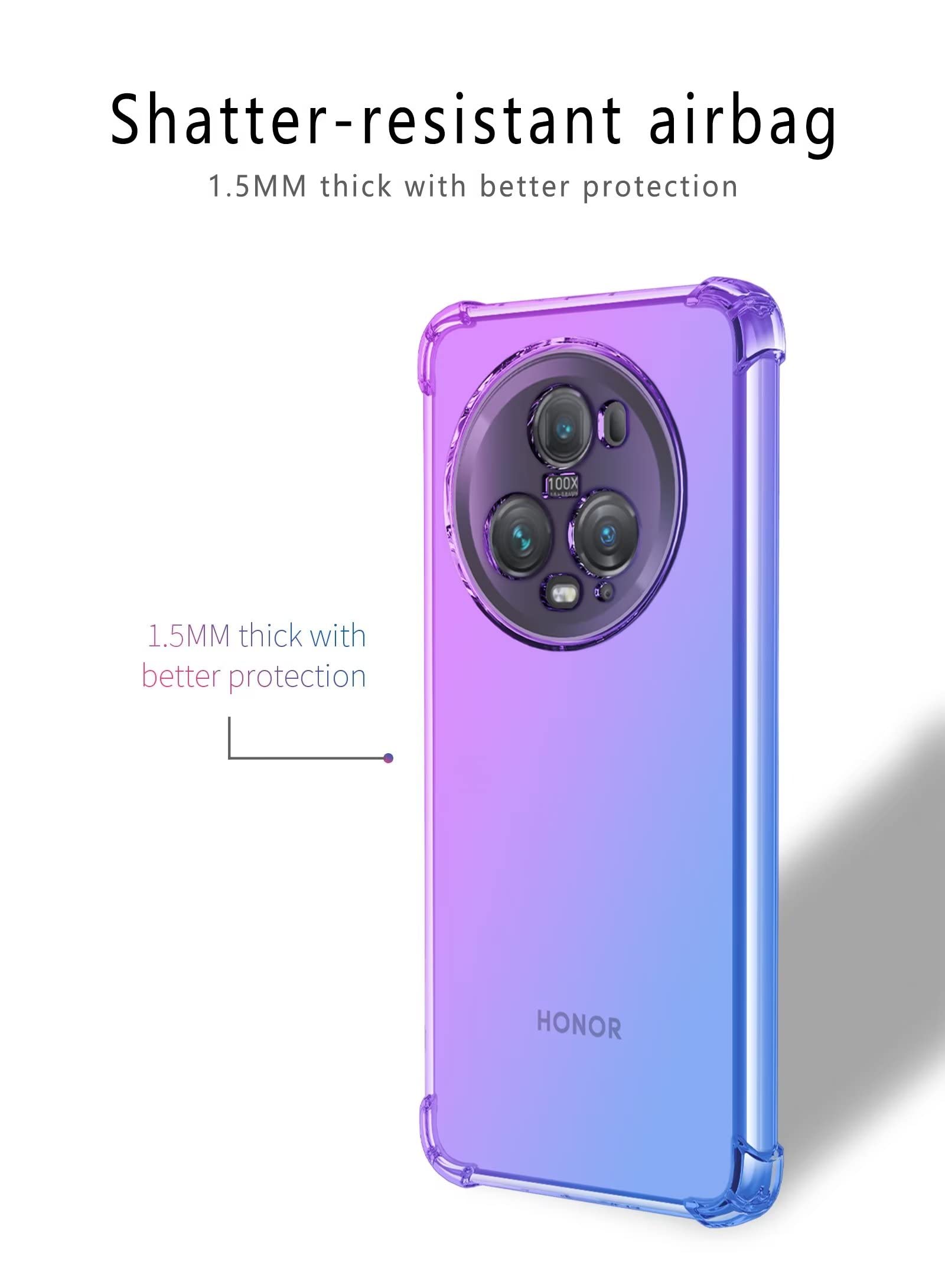 RankOne Custodia per Telefono Adatta per HONOR Magic5 Pro 5G (6.81