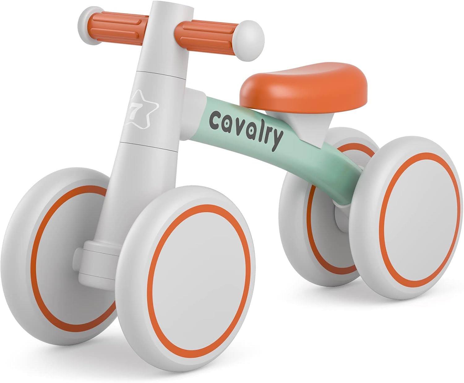 Cavalry Baby Balance Bike as 1-3 Year Old Boys Girls First Birthday Gift, Ideal Riding Toy for 12-36 Month Toddler, Upgraded Baby Walker, No Pedal Silent 4 Wheels Children Bicycle : Sports & Outdoors