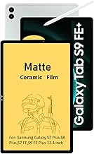 Tablet Matte Screen Guard Full Screen Protector For Samsung Galaxy Tab S9 FE PLUS / S8 Plus/Tab S7 Plus/Tab S7 FE 12.4" Inch Tablet (It's Not Glass)