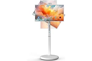 32" Portable TV with Detachable Camera, Touchscreen Display, and Built-in Android OS