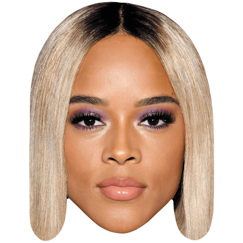 Serayah McNeill (Make Up) Celebrity Mask, Flat Card Face, Fancy Dress Mask