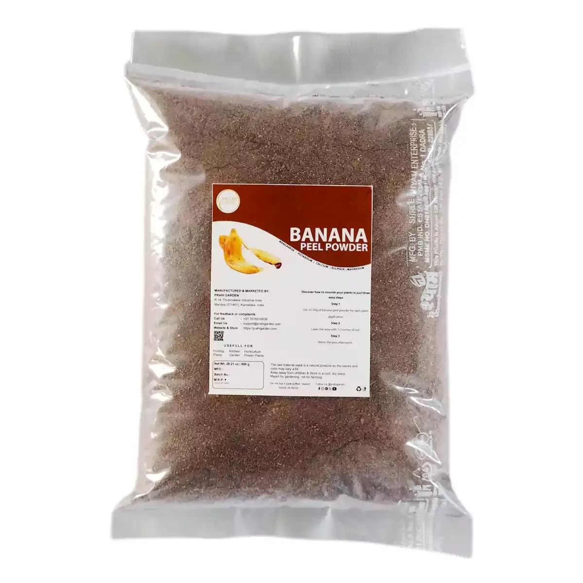 Prahi Garden Banana Peel Powder fertilizer for plants (B0CNLX6BVC) Amazon Price History, Amazon Price Tracker
