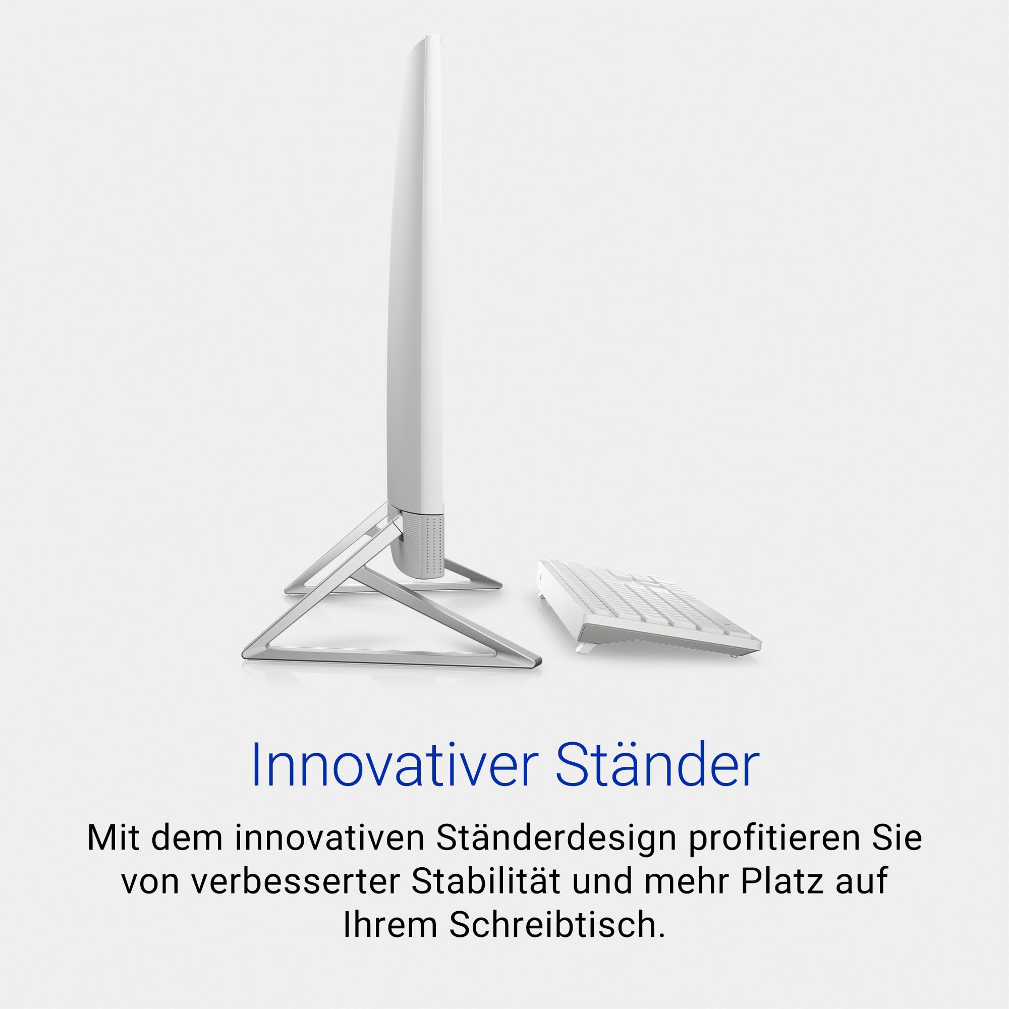 Dell Inspiron 5430 All in One - 23.8 Inch FHD (1920 x 1080) Display, Intel Core i5-1334U, 8 GB RAM, 512 GB SSD, Intel Iris Xe Graphics, Windows 11 Home, German QWERTZ Keyboard White
