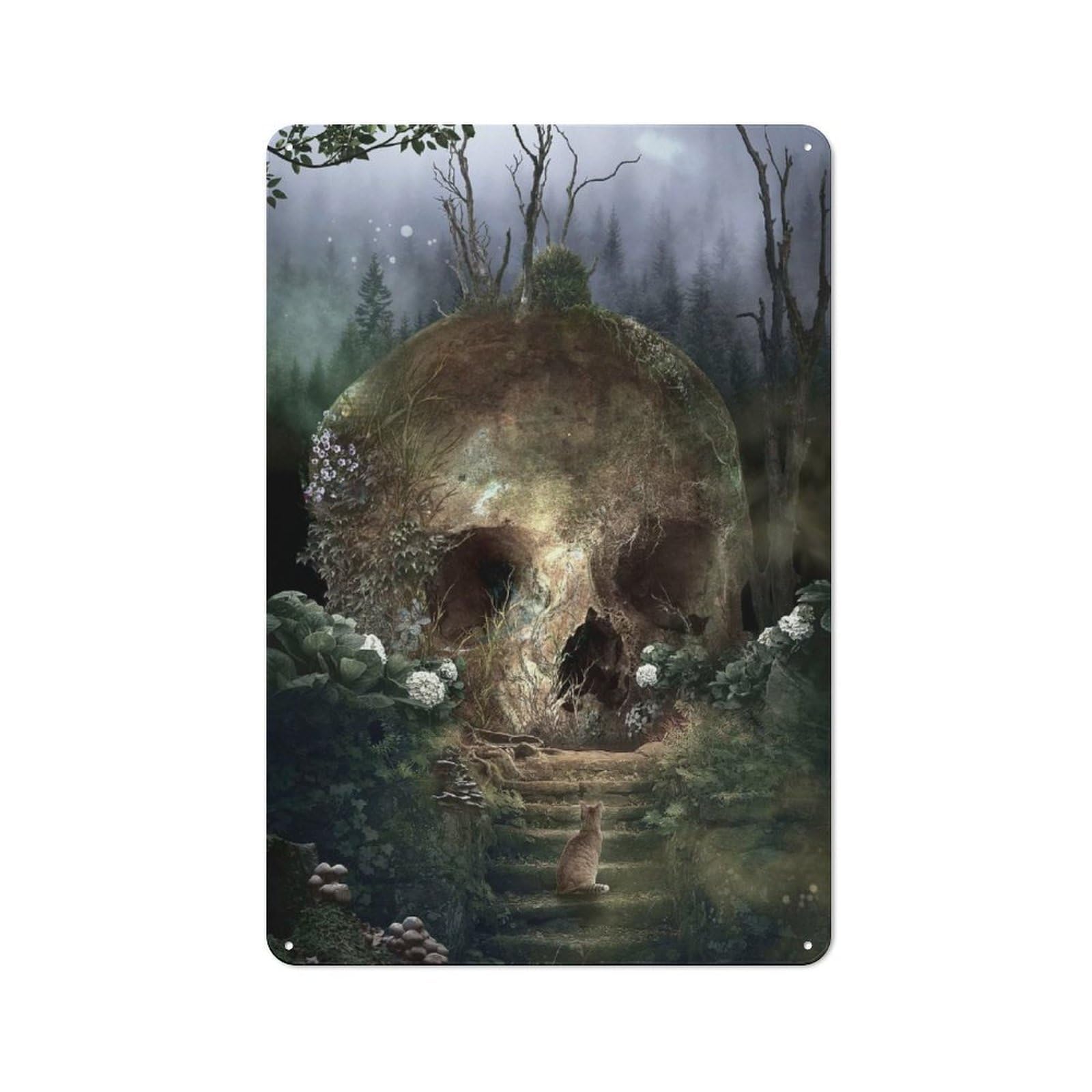 Junmoney Style-15 For Guest Room Or Hallway, Curiosity Garden Vintage Metal Sign 30X20cm, New-Space Wall Decor For Home Decor Collectors