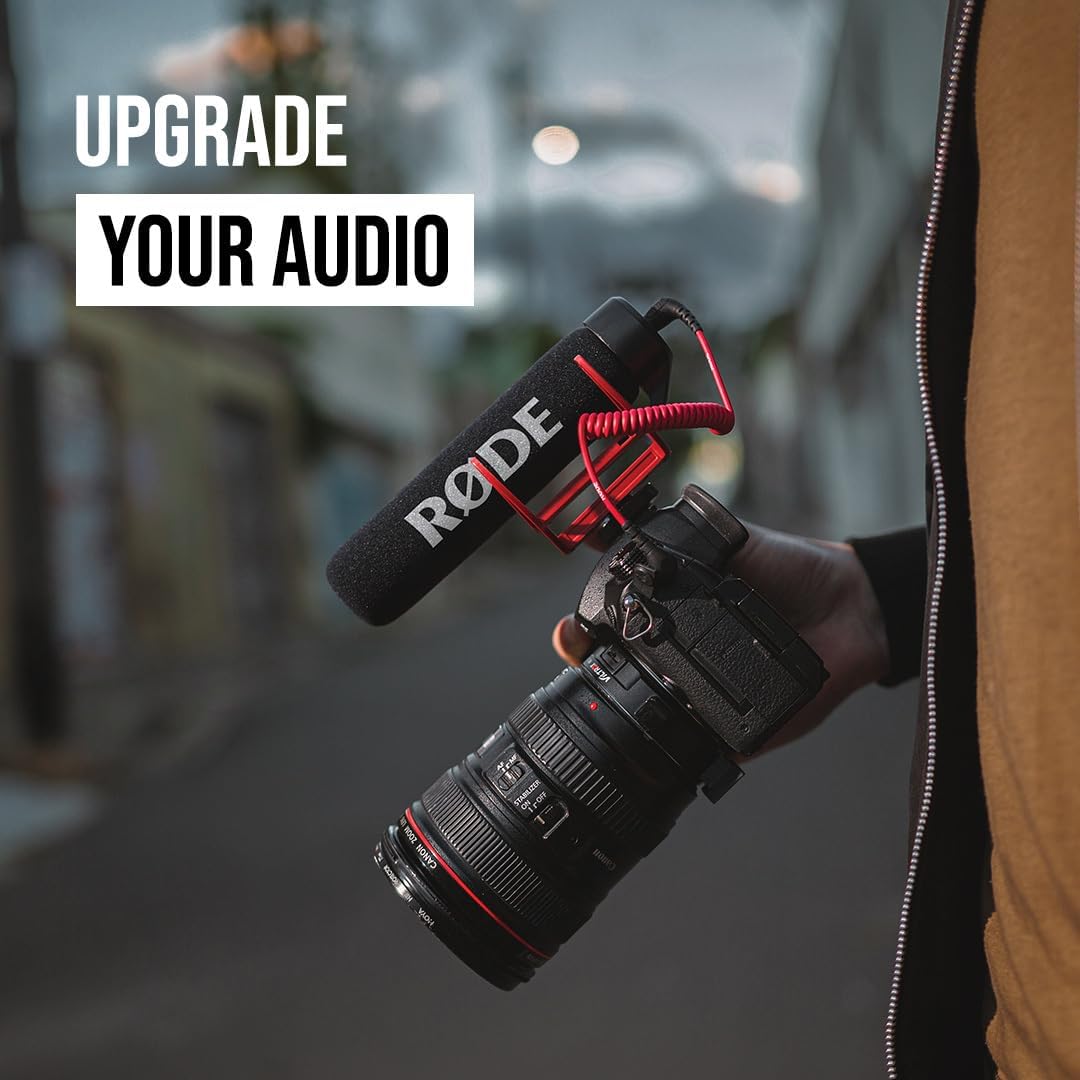 Micrófono Rode VideoMic Go Condensador Supercardioide color negro