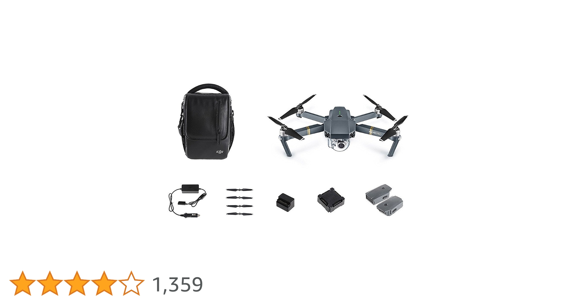 DJI Mavic Pro Fly More コンボ D138041 DJI Mavic Pro Fly More Combo - Compact, Powerful, and Versatile