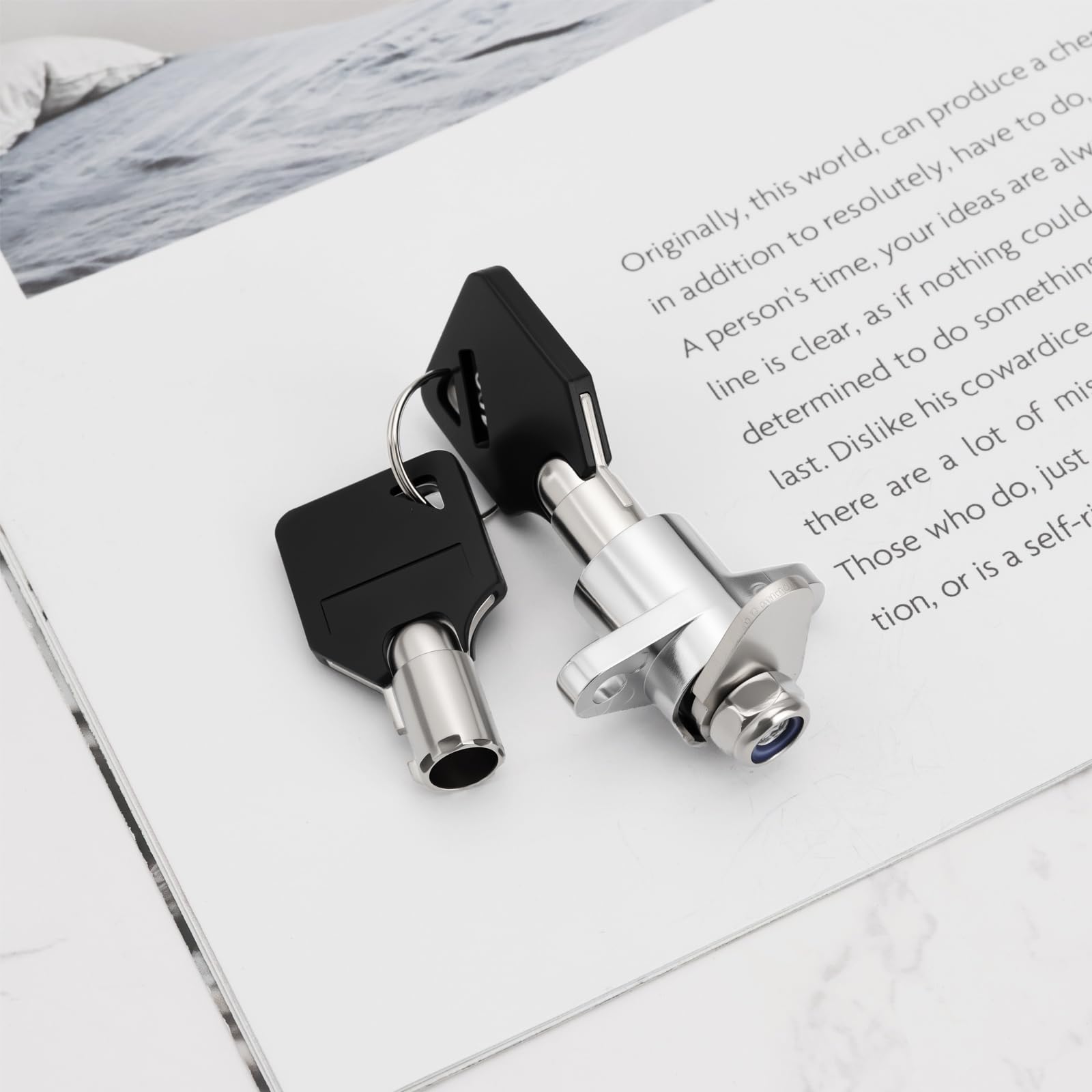 The Lord of the Tools Set di 2 serrature per borse laterali con 2 chiavi rigide per borse laterali compatibili con modelli Harley-Davidson Touring FLH/T 1993-2013