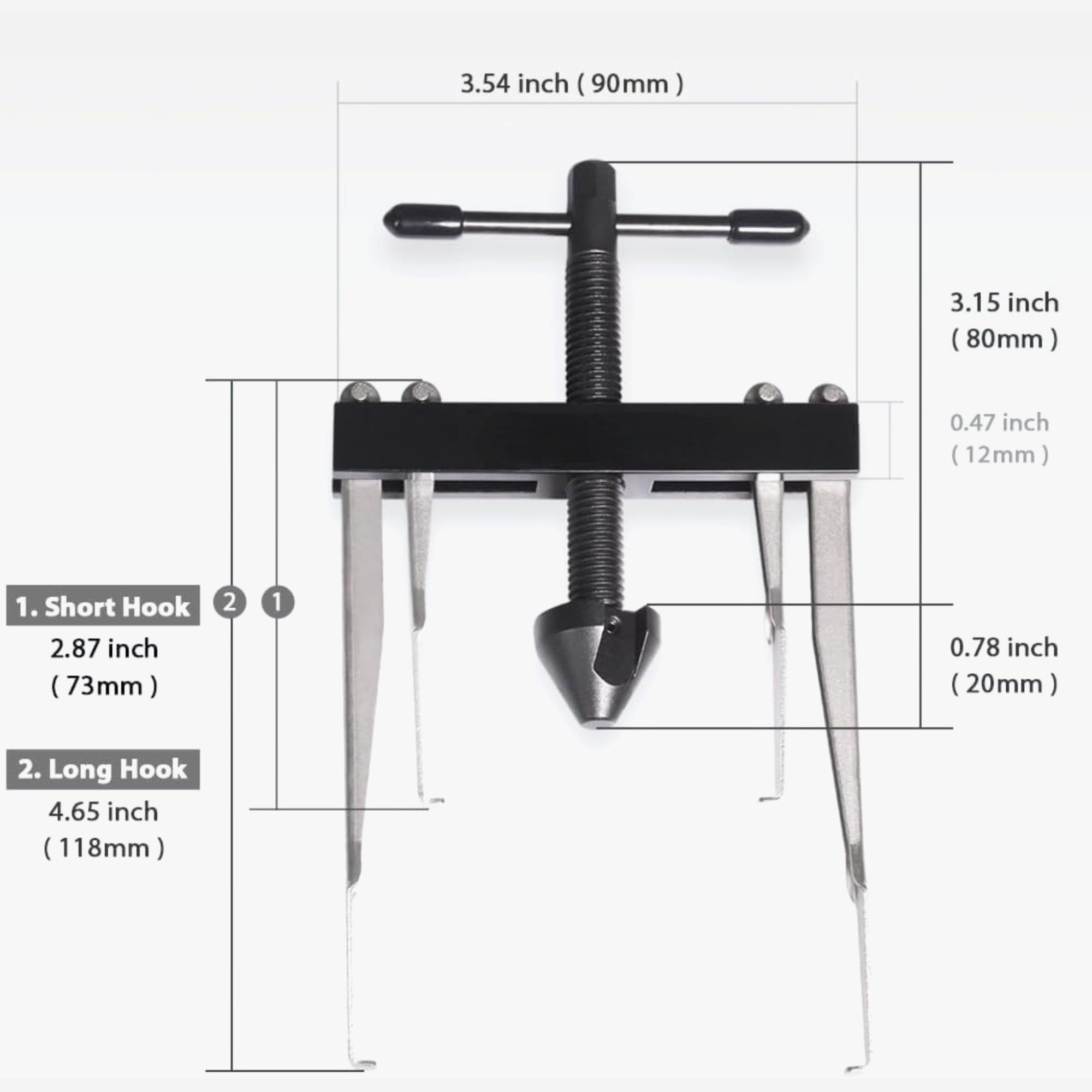 topolenashop Estrattore Paraolio per Albero Motore e Albero a Camme – Set Rimozione e Installazione Guarnizioni Olio con Adattatori, Attrezzo Professionale per Officina Auto | FS-63630