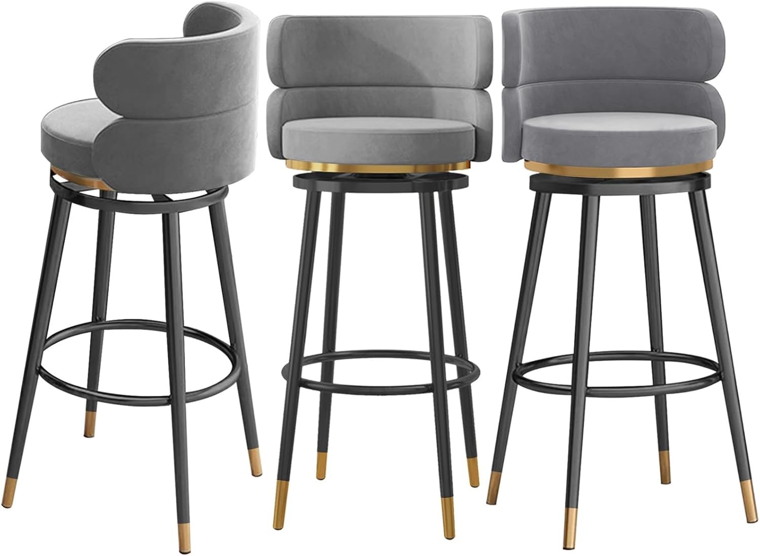 VidaXL 4X Taburetes De Cocina Con Cojines Casa Pub Barra Bistró Restaurante Mostrador Asiento Reposapiés Silla Alta Bar Moderno Ratán Sintético Marrón