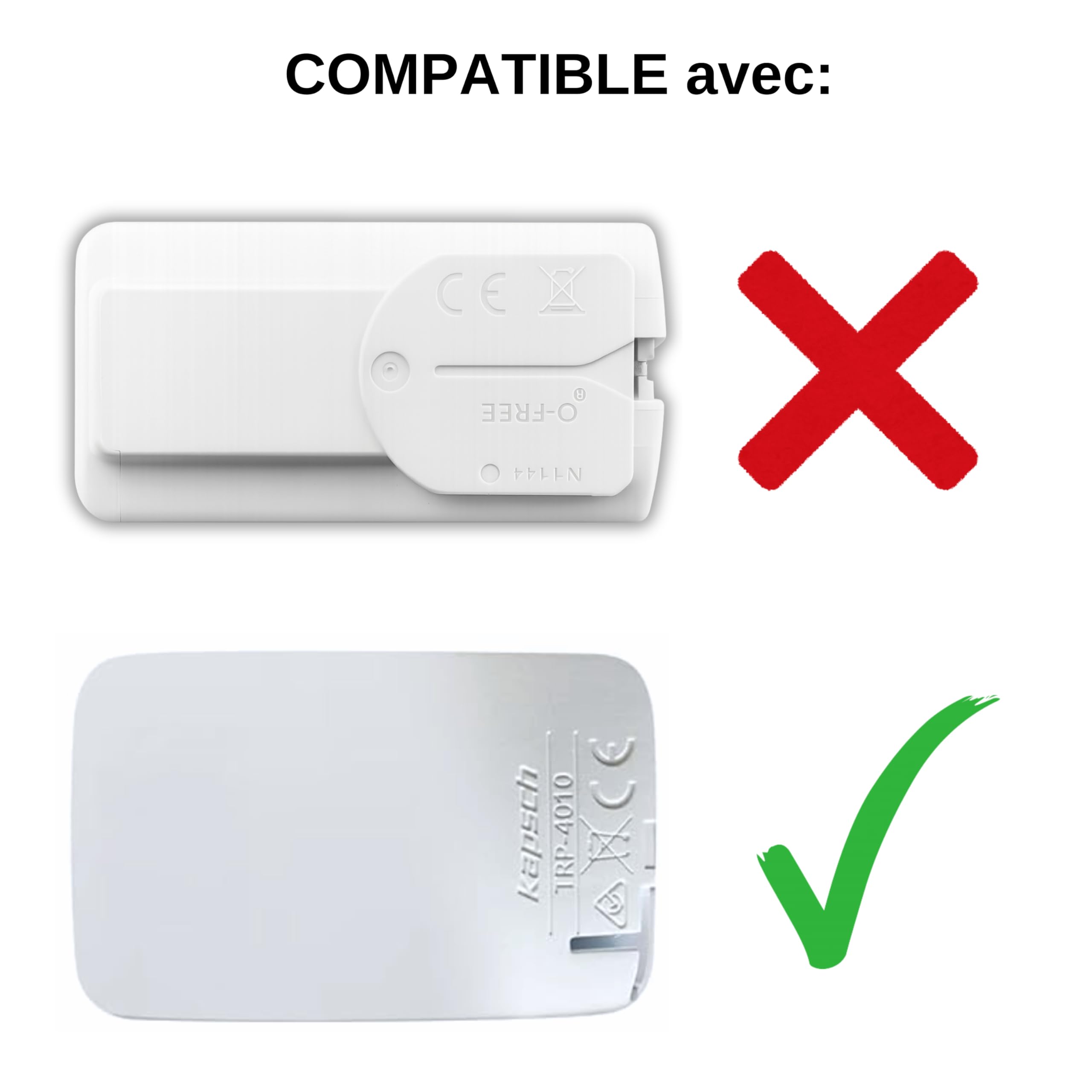 Soporte telepeage para parabrisas – para ulys – para bip & go – telepeaje nuevo – autopista adhesiva – Insignia de fijación Telepeage Slim – sistema de pinza en el parasol