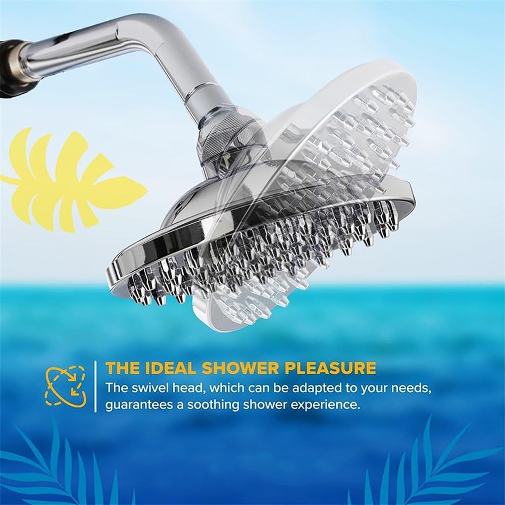 Doccia esterna riscaldata solare con soffione e rubinetto a pedale per piscina e giardino