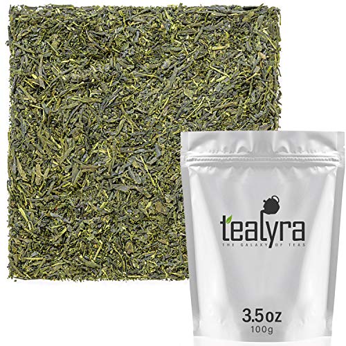 Tealyra - Sencha Kakegawa - Japanese Green Tea - The Best Japanese Tea - Organically Grown in Japan - Loose Leaf Tea - Caffeine Medium - 100g (3.5-ounce)