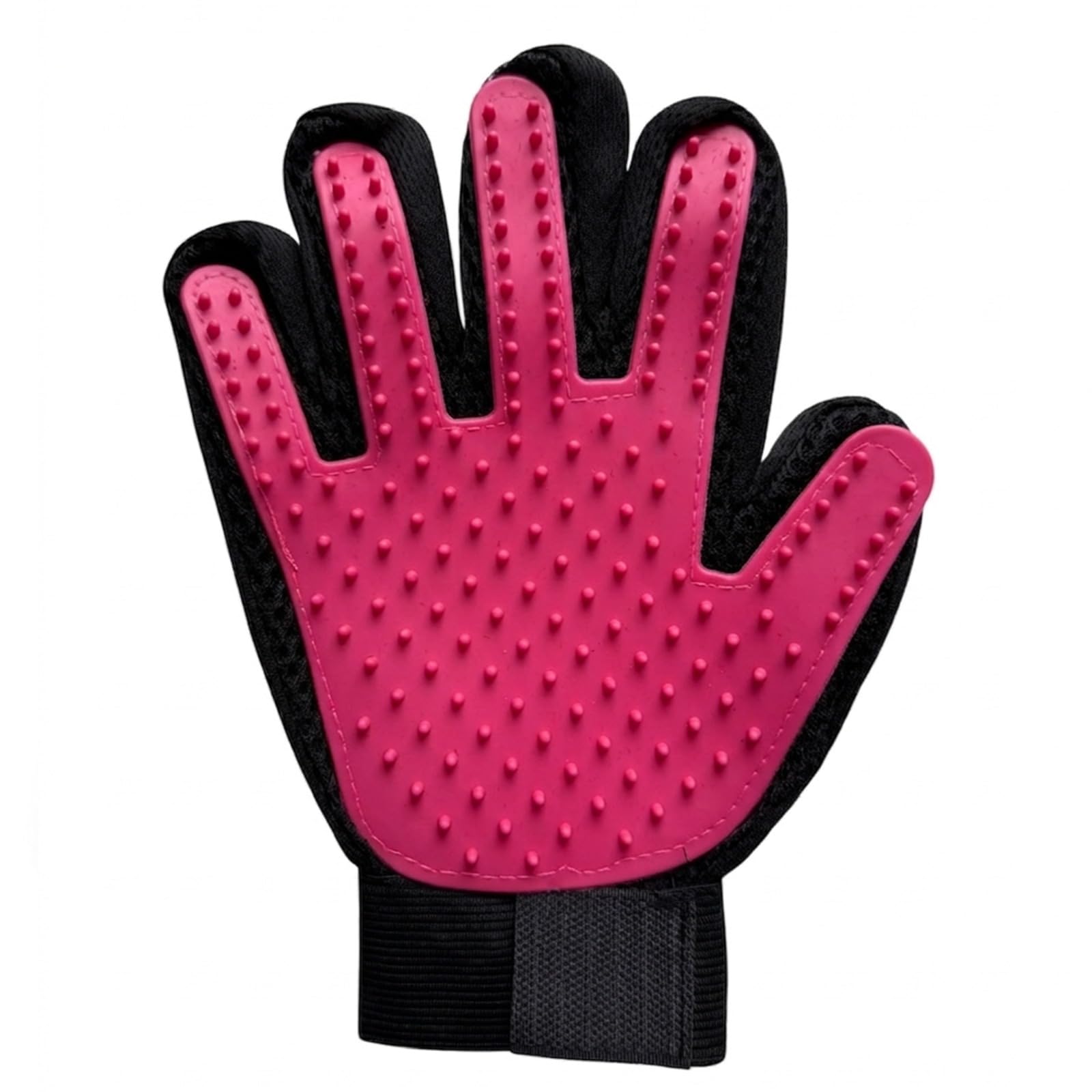 Pet Grooming Gloves for Dogs & Cats – Deshedding Brush Glove for Long & Short Hair, Gentle Massage Mitt, Removes Loose Fur (Pink, Single Right)