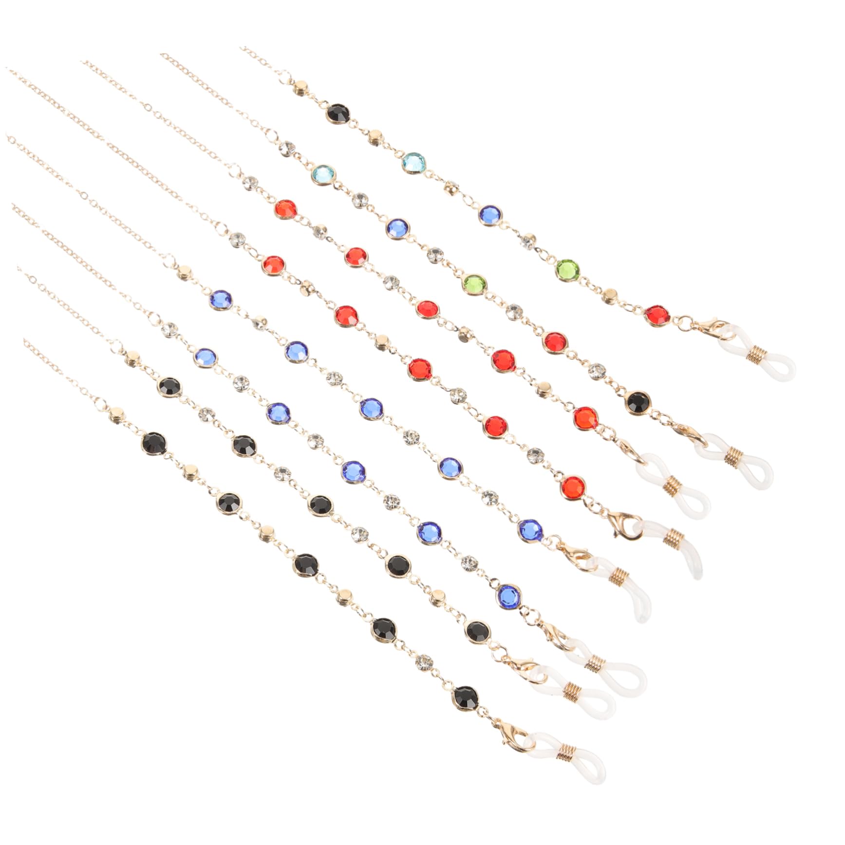 Homoyoyo Catena Di Occhiali Cinghie Per Occhiali Catena Per Occhiali Con Perline Uomo Occhiali Da Sole A Forma Di Occhiali Da Sole Alla Moda Accessori Per Occhiali Lega