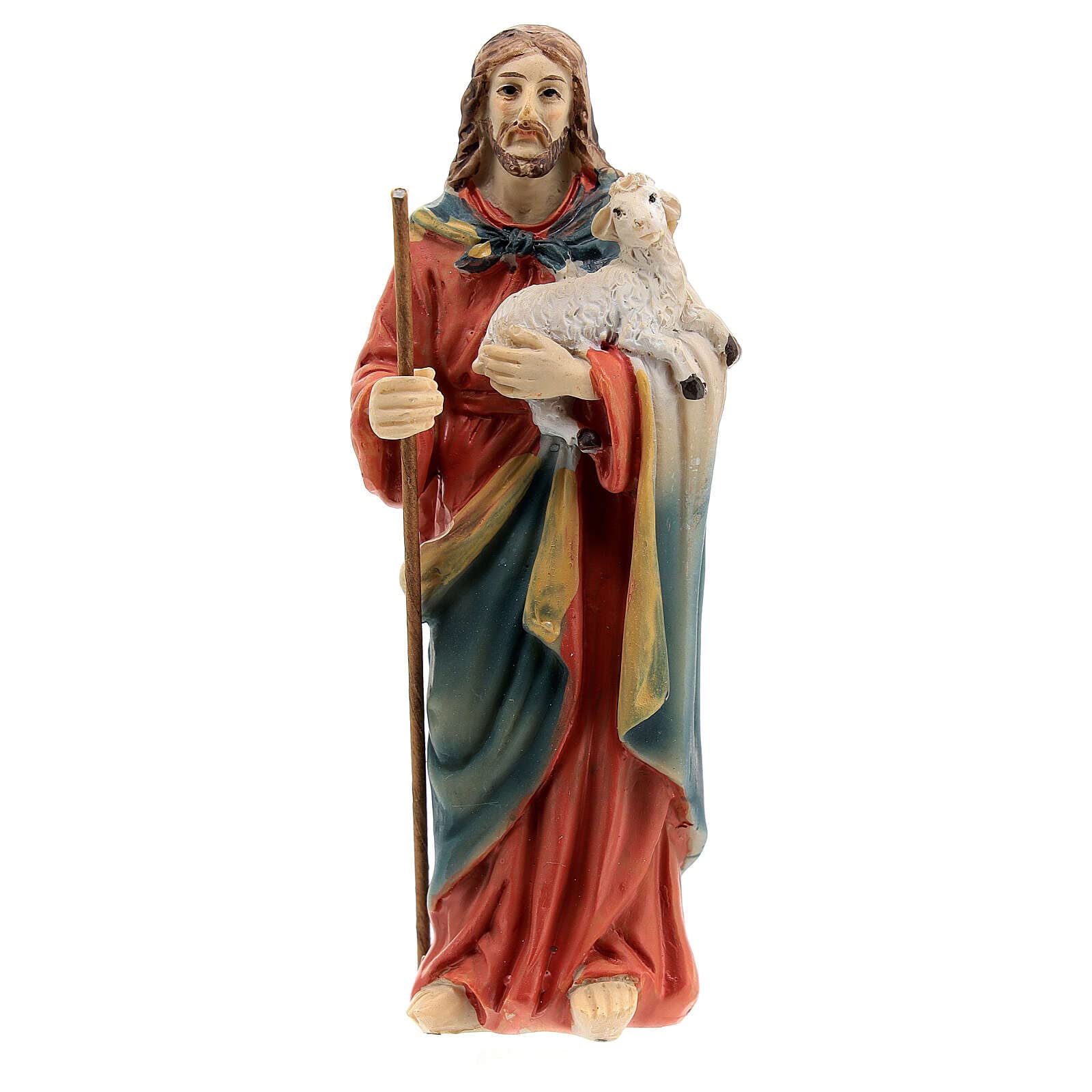 Cuscino croce Gesù buon pastore 14x10 cm | vendita online su