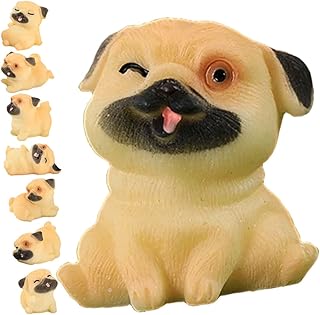 IWOWHERO Cogumelos 8 peças micro paisagem brinquedos para filhotes de cachorro brinquedos mini brinquedos para cachorro fofo brinquedo cachorro estatuetas de animais ornamento de animal miniatura estatuetas de cachorro em resina ornamento de cachorro cogumelo