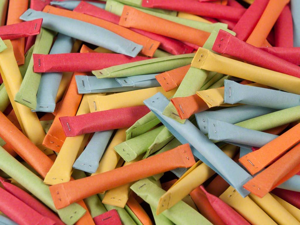 Sicherheitslose, geklammert, bunt gemischt, Set 1-1000